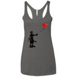 T-Shirts Premium Heather / X-Small Boy and Balloon Women's Triblend Racerback Tank