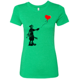 T-Shirts Envy / S Boy and Balloon Women's Triblend T-Shirt