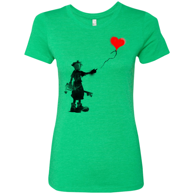 T-Shirts Envy / S Boy and Balloon Women's Triblend T-Shirt