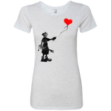 T-Shirts Heather White / S Boy and Balloon Women's Triblend T-Shirt