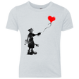 T-Shirts Heather White / YXS Boy and Balloon Youth Triblend T-Shirt