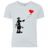 T-Shirts Heather White / YXS Boy and Balloon Youth Triblend T-Shirt