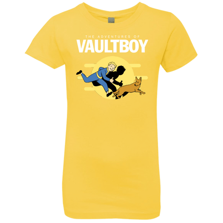 T-Shirts Vibrant Yellow / YXS Boy and his dog Girls Premium T-Shirt