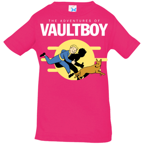 T-Shirts Hot Pink / 6 Months Boy and his dog Infant Premium T-Shirt