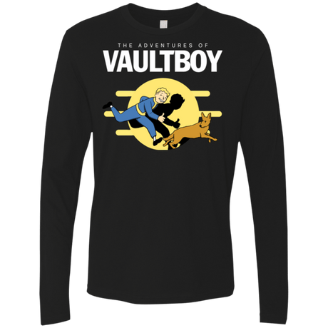 T-Shirts Black / Small Boy and his dog Men's Premium Long Sleeve