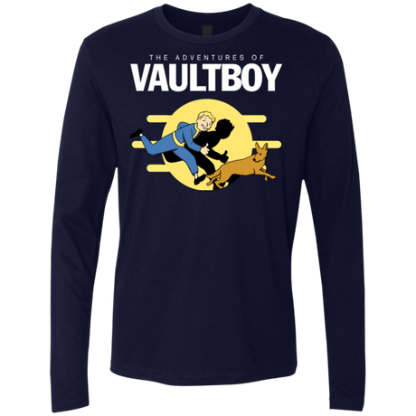 T-Shirts Midnight Navy / Small Boy and his dog Men's Premium Long Sleeve