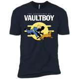 T-Shirts Midnight Navy / X-Small Boy and his dog Men's Premium T-Shirt