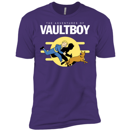 T-Shirts Purple / X-Small Boy and his dog Men's Premium T-Shirt