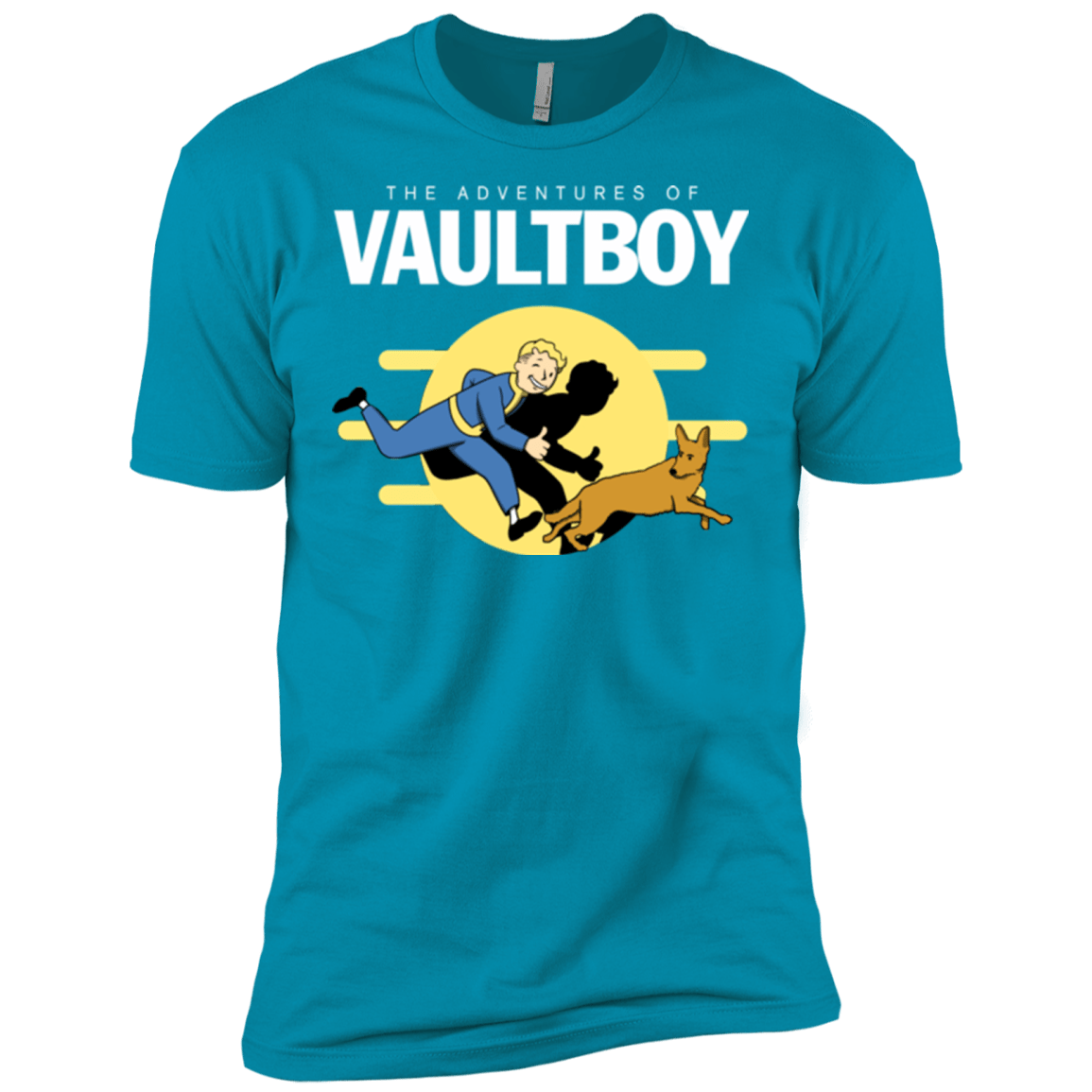 T-Shirts Turquoise / X-Small Boy and his dog Men's Premium T-Shirt