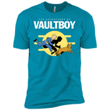 T-Shirts Turquoise / X-Small Boy and his dog Men's Premium T-Shirt