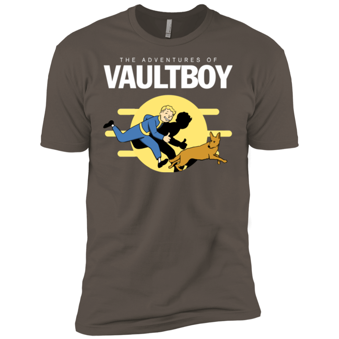 T-Shirts Warm Grey / X-Small Boy and his dog Men's Premium T-Shirt