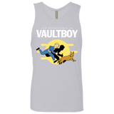 T-Shirts Heather Grey / Small Boy and his dog Men's Premium Tank Top