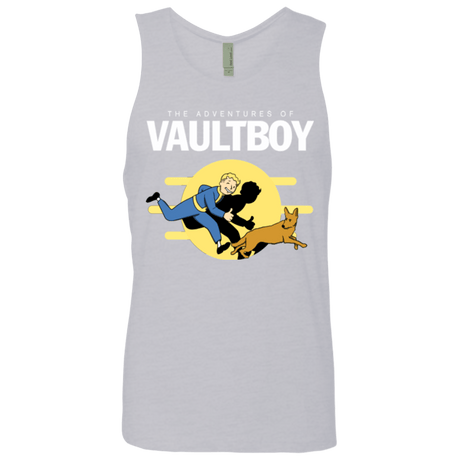 T-Shirts Heather Grey / Small Boy and his dog Men's Premium Tank Top