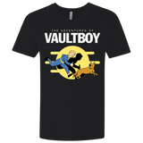 T-Shirts Black / X-Small Boy and his dog Men's Premium V-Neck