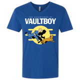 T-Shirts Royal / X-Small Boy and his dog Men's Premium V-Neck