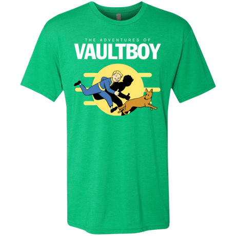 T-Shirts Envy / Small Boy and his dog Men's Triblend T-Shirt