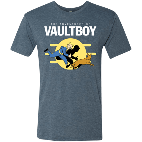 T-Shirts Indigo / Small Boy and his dog Men's Triblend T-Shirt