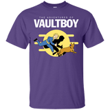 T-Shirts Purple / Small Boy and his dog T-Shirt