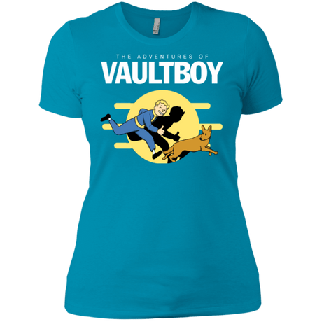 T-Shirts Turquoise / X-Small Boy and his dog Women's Premium T-Shirt
