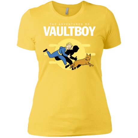 T-Shirts Vibrant Yellow / X-Small Boy and his dog Women's Premium T-Shirt