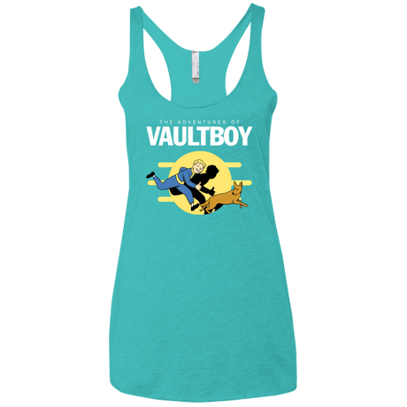 T-Shirts Tahiti Blue / X-Small Boy and his dog Women's Triblend Racerback Tank