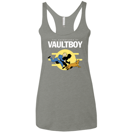T-Shirts Venetian Grey / X-Small Boy and his dog Women's Triblend Racerback Tank