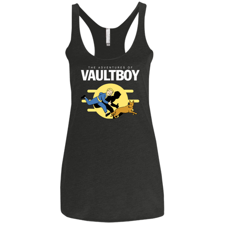 T-Shirts Vintage Black / X-Small Boy and his dog Women's Triblend Racerback Tank