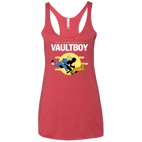 T-Shirts Vintage Red / X-Small Boy and his dog Women's Triblend Racerback Tank