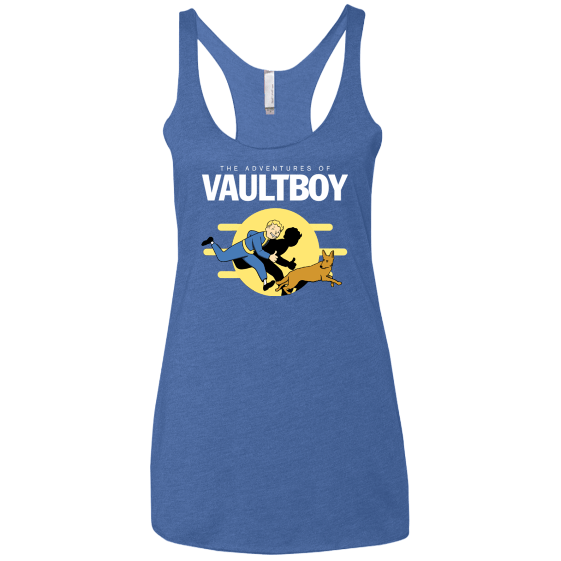 T-Shirts Vintage Royal / X-Small Boy and his dog Women's Triblend Racerback Tank