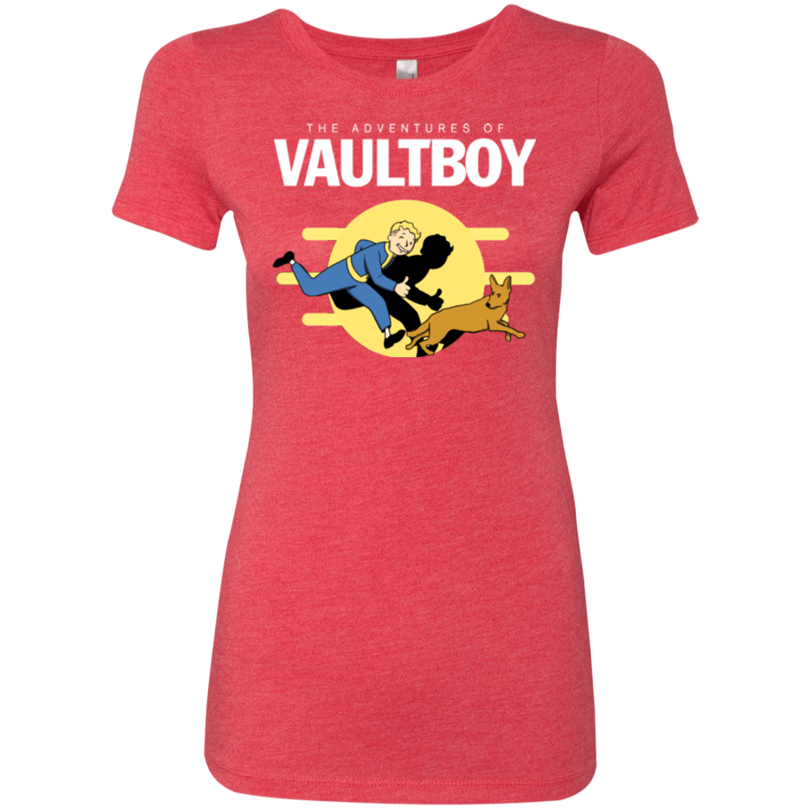 T-Shirts Vintage Red / Small Boy and his dog Women's Triblend T-Shirt