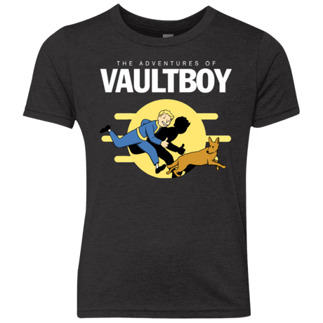 T-Shirts Vintage Black / YXS Boy and his dog Youth Triblend T-Shirt