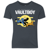 T-Shirts Vintage Navy / YXS Boy and his dog Youth Triblend T-Shirt