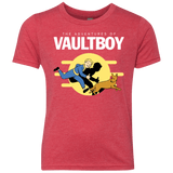 T-Shirts Vintage Red / YXS Boy and his dog Youth Triblend T-Shirt