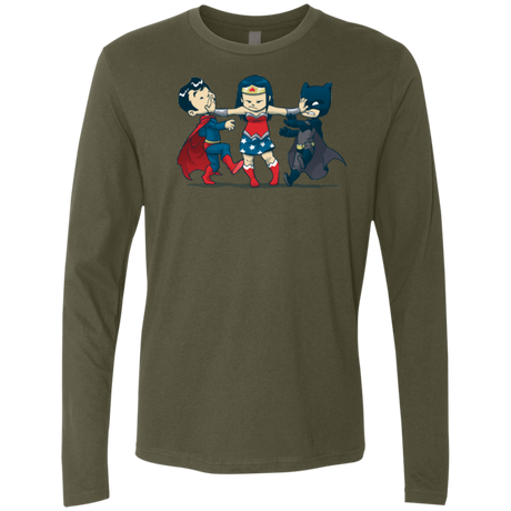 T-Shirts Military Green / Small Boys Men's Premium Long Sleeve