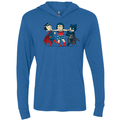 T-Shirts Vintage Royal / X-Small Boys Triblend Long Sleeve Hoodie Tee