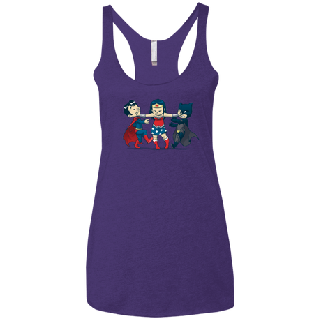 T-Shirts Purple / X-Small Boys Women's Triblend Racerback Tank
