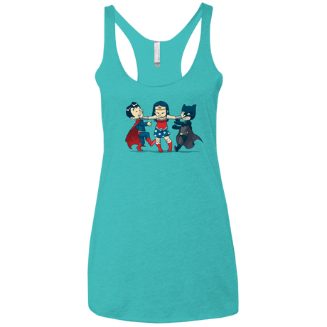 T-Shirts Tahiti Blue / X-Small Boys Women's Triblend Racerback Tank