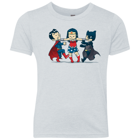 T-Shirts Heather White / YXS Boys Youth Triblend T-Shirt