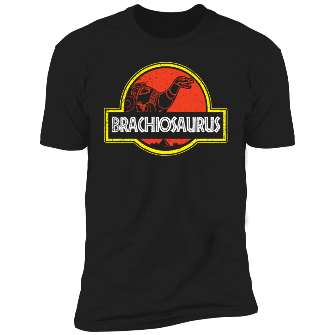 T-Shirts Black / X-Small Brachiosaurus Men's Premium T-Shirt