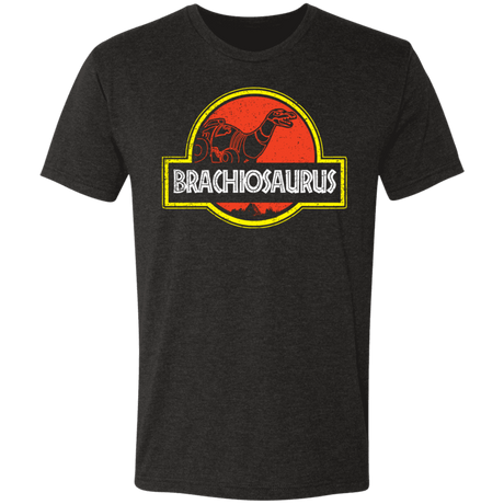 T-Shirts Vintage Black / S Brachiosaurus Men's Triblend T-Shirt
