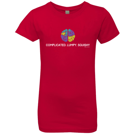 T-Shirts Red / YXS Brain Girls Premium T-Shirt