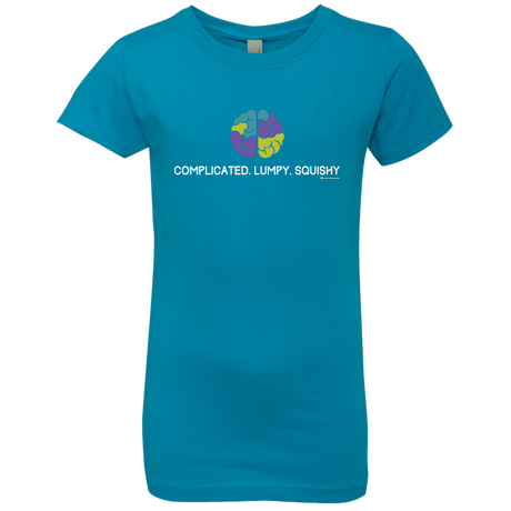 T-Shirts Turquoise / YXS Brain Girls Premium T-Shirt