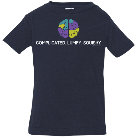 T-Shirts Navy / 6 Months Brain Infant Premium T-Shirt