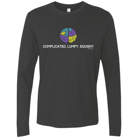 T-Shirts Heavy Metal / Small Brain Men's Premium Long Sleeve