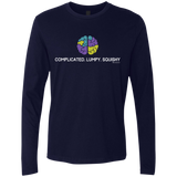 T-Shirts Midnight Navy / Small Brain Men's Premium Long Sleeve