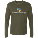 T-Shirts Military Green / Small Brain Men's Premium Long Sleeve