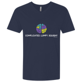 T-Shirts Midnight Navy / X-Small Brain Men's Premium V-Neck