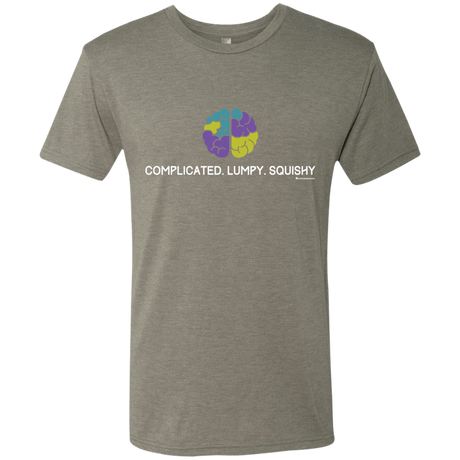 T-Shirts Venetian Grey / Small Brain Men's Triblend T-Shirt