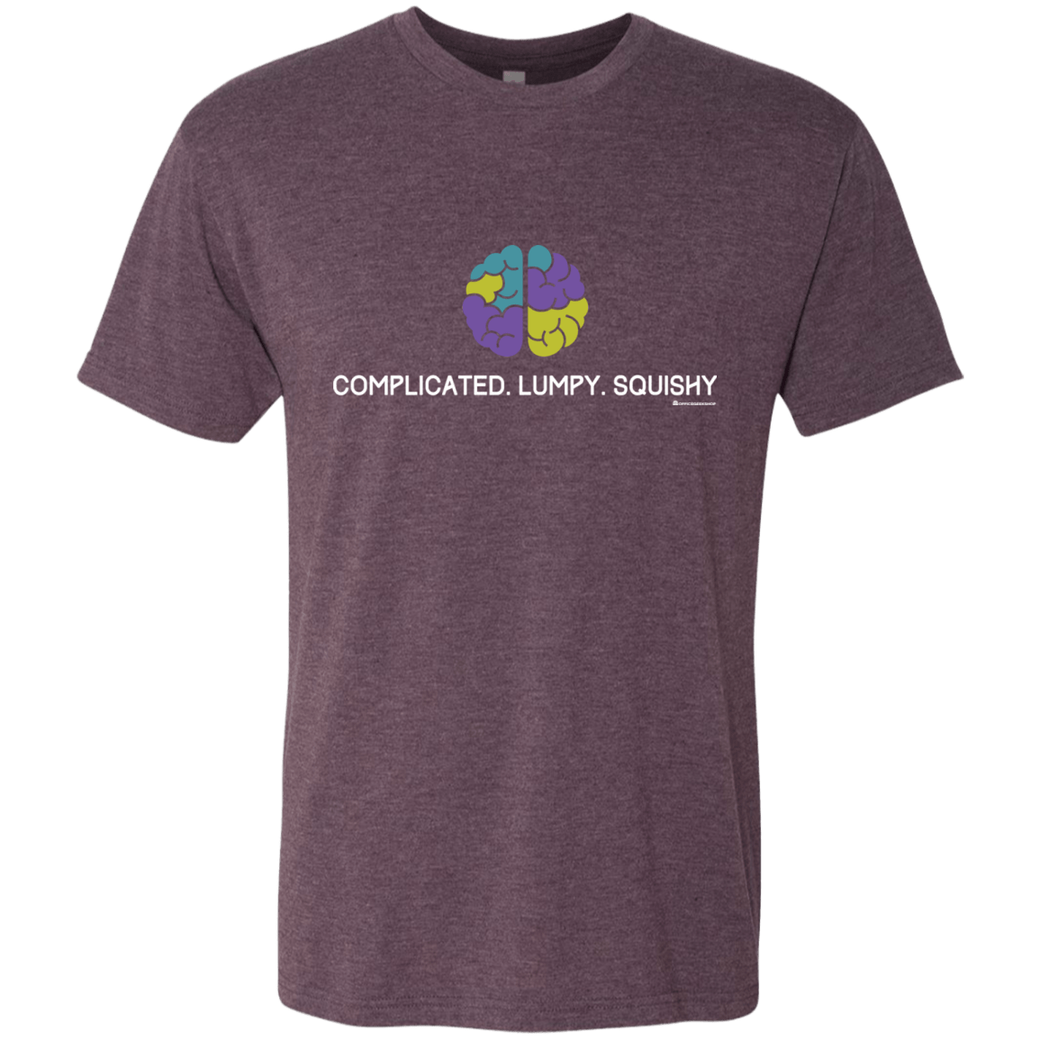 T-Shirts Vintage Purple / Small Brain Men's Triblend T-Shirt