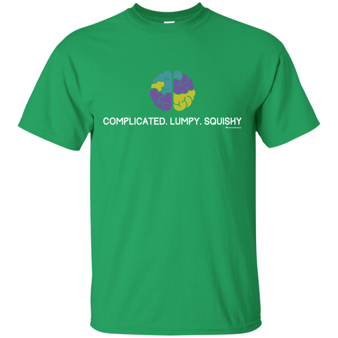 T-Shirts Irish Green / Small Brain T-Shirt